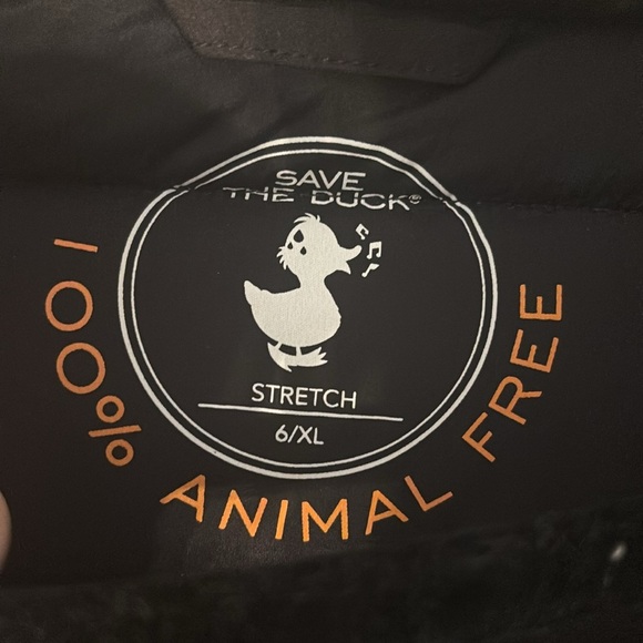 Save the Duck Plumtech Synthetic Recycled Down Removable Hooded Puffer Jacket - Picture 2 of 12